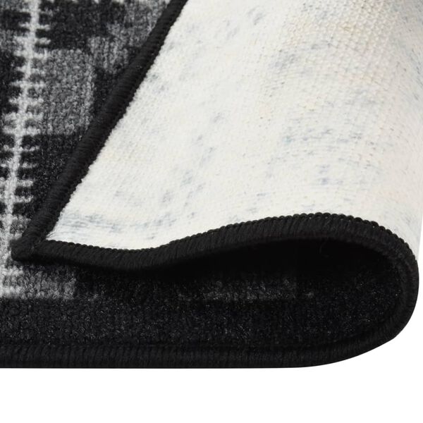 vidaXL Teppel&oslash;per svart 80x500 cm