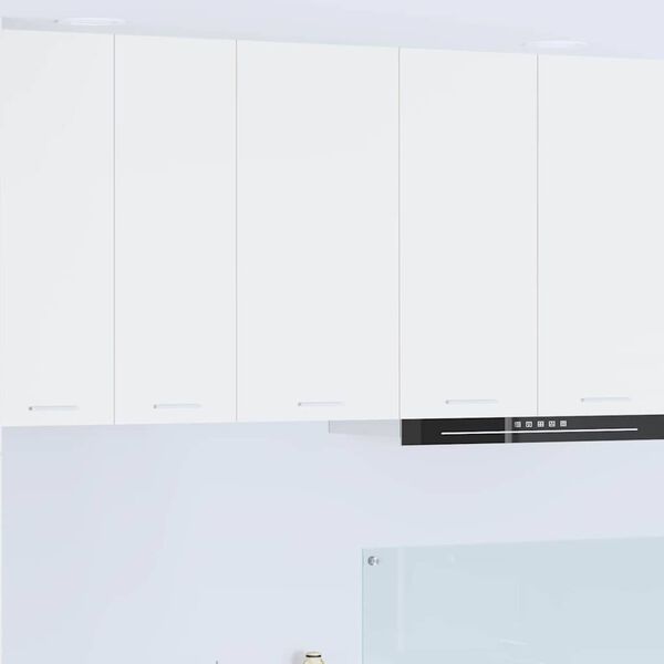 vidaXL Hengende skap med lagring Hvit 40 x 31 x 80 cm Konstruert tre