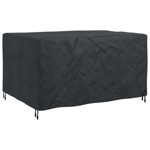 vidaXL M&oslash;belbeskyttelse Ensfarget Svart 180 x 150 x 85 cm 600D