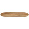 vidaXL Bordplate 140x60x3,8 cm oval heltre mango