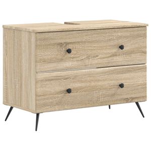 vidaXL Baderomsvaskeskap BREDA Sonoma eik 82 x 41 x 59 cm