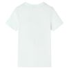 T-skjorte for barn med korte ermer ecru 128