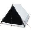 vidaXL Campingtelt A-ramme 2 personer hvit blendingsstoff vanntett