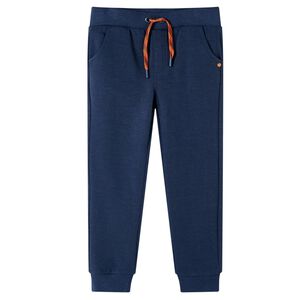 vidaXL Joggebukser for barn marinebl&aring; melert 92