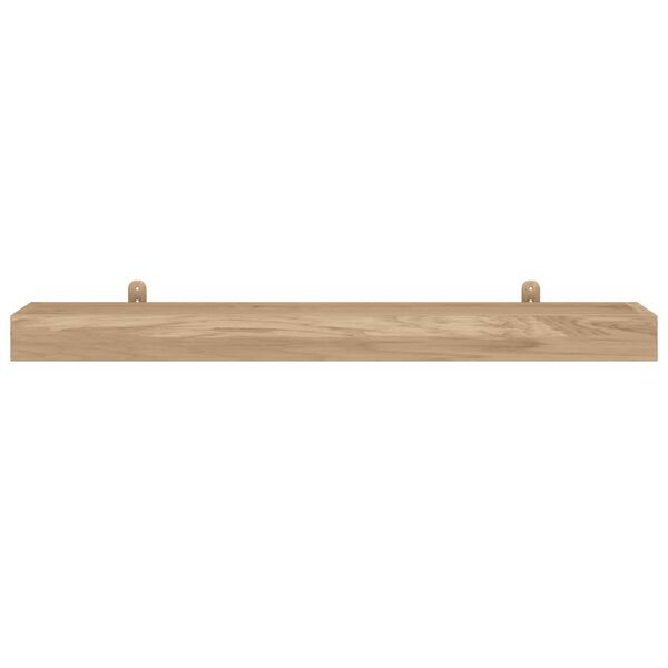 vidaXL Vegghyller 2 stk 110x15x4 cm heltre teak