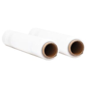 vidaXL Strekkfilm 2 stk gjennomsiktig 17 &mu;m 50 cm x 150 m