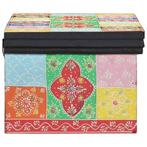 vidaXL TV-skap med hylle Flerfarget 80 x 30 x 22 cm Konstruert tre