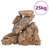 vidaXL Dragesteiner 25 kg blandet farge 10-30 cm