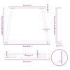 vidaXL Spisebordben V-formet 2 stk naturst&aring;l 70 x (72-73,3) cm st&aring;l