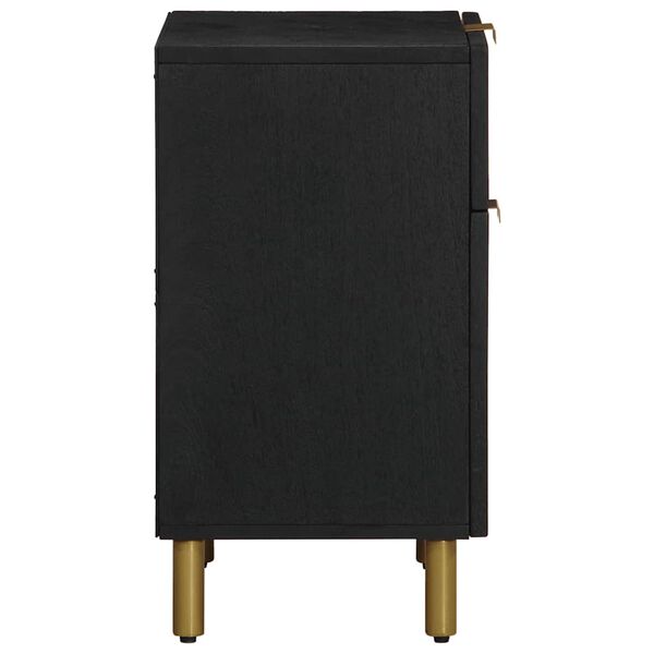 vidaXL Nattbord svart 50x33x60 cm konstruert tre