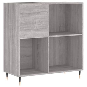 vidaXL Hifi-benk gr&aring; sonoma 84,5x38x89 cm konstruert tre