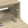 vidaXL Servantskap sonoma eik 78x37x59 cm konstruert tre