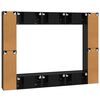 vidaXL TV-benksett 10 pcs Svart Eik 30,5 x 30 x 90 cm Konstruert tre