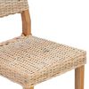 vidaXL Spisestuestol 2 pcs Naturlig 46 x 55 x 84 cm Kubu Rattan