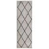 vidaXL Tykt teppe PAMPLONA h&oslash;y luv moderne beige antrasitt 80x250 cm