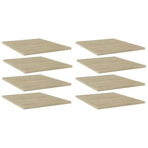 vidaXL Hylleplater 8 stk sonoma eik 40x50x1,5 cm sponplate