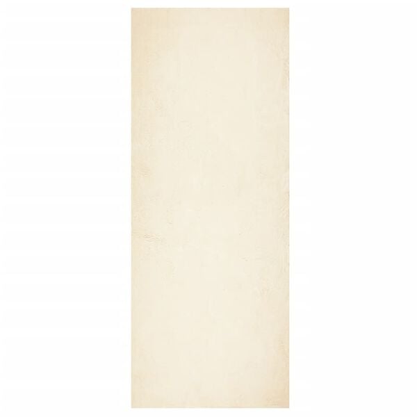 vidaXL Teppe HUARTE kort luv mykt og vaskbart kremhvit 80x200 cm