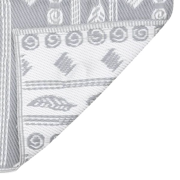 vidaXL Uteteppe ARAKIL grå 120x180 cm PP