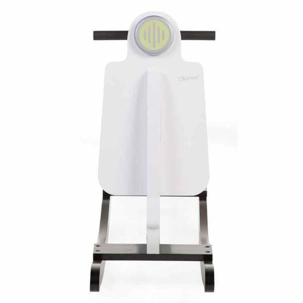 CHILDHOME Gyngescooter hvit og svart