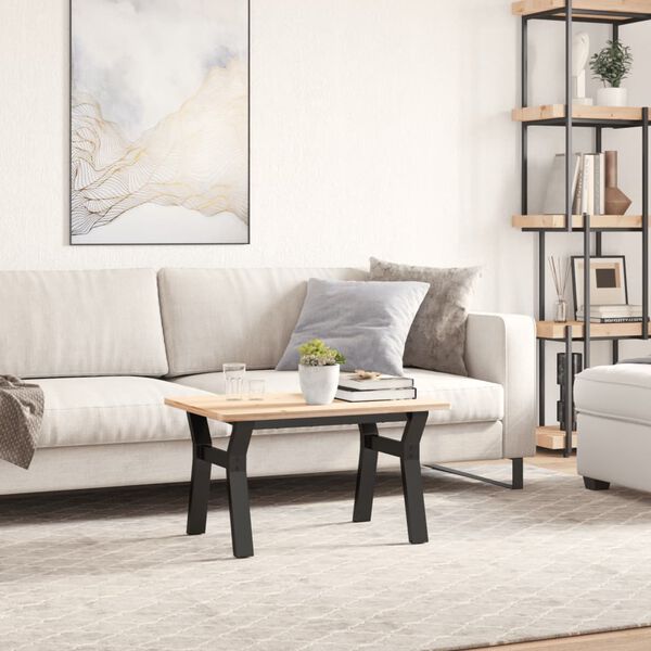 vidaXL Ben for salongbord Y-ramme 60x40x38 cm stål