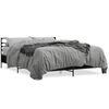 vidaXL Sengeramme svart 150x200 cm konstruert tre og metall