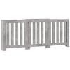 vidaXL Radiatordeksel betonggr&aring; 205x21,5x83,5 cm konstruert tre
