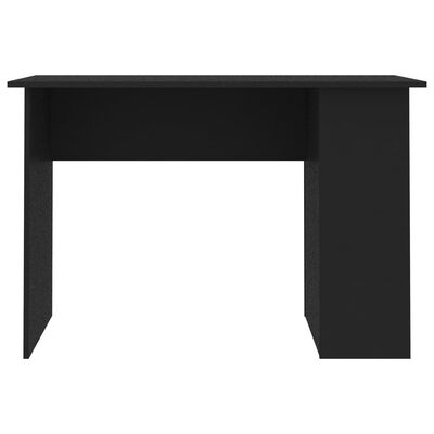 vidaXL Skrivebord svart 110x60x73 cm sponplate