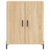 vidaXL Highboard sonoma eik 69,5x34x180 cm konstruert tre