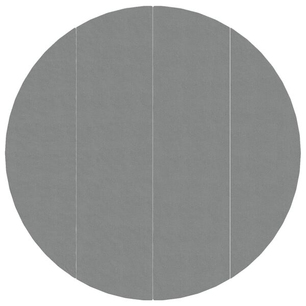 vidaXL Bassengduk lysegrå Ø500 cm polyester geotekstil