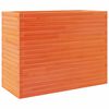 vidaXL Plantekasse voksbrun 90x40x68,5 cm heltre furu