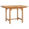 vidaXL Utend&oslash;rs spisestue 5 deler heltre teak
