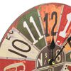 vidaXL Veggklokke flerfarget 30 cm MDF
