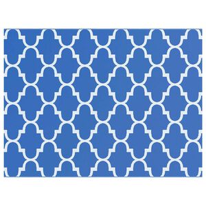 vidaXL Utendørs teppe ARAKIL Blå 300 x 400 cm PP