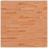 vidaXL Bordplate 80x80x2,5 cm firkantet heltre b&oslash;ketre