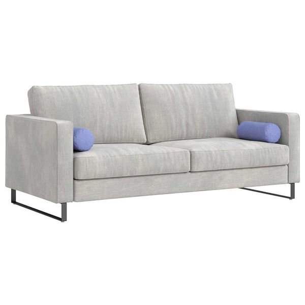 vidaXL Bolster puter 2 pcs Jeans blå Ø 15 x 40 cm stoff