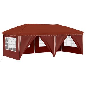 vidaXL Pop-up Festtelt 575 x 288 x 245 cm Terrakotta