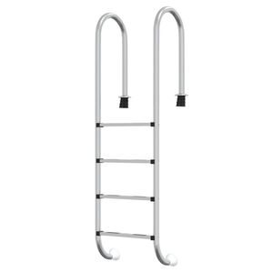 vidaXL Bassengstige 54x38x184,5 cm 304 rustfritt st&aring;l