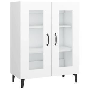 vidaXL Skjenk hvit 69,5x34x90 cm konstruert tre