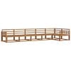vidaXL Utend&oslash;rs sofa-sett 6 pcs Naturlig Solid akasietre