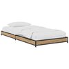 vidaXL Sengestamme Artisan eik 80 x 200 cm Konstruert tre