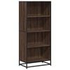 vidaXL Bokhylle brun eik 60x35x139 cm konstruert tre