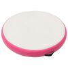 vidaXL Oppbl&aring;sbar gymnastikkmatte med pumpe 100x100x20 cm PVC rosa