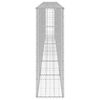 vidaXL Gabion med dekker galvanisert stål 300x30x100 cm