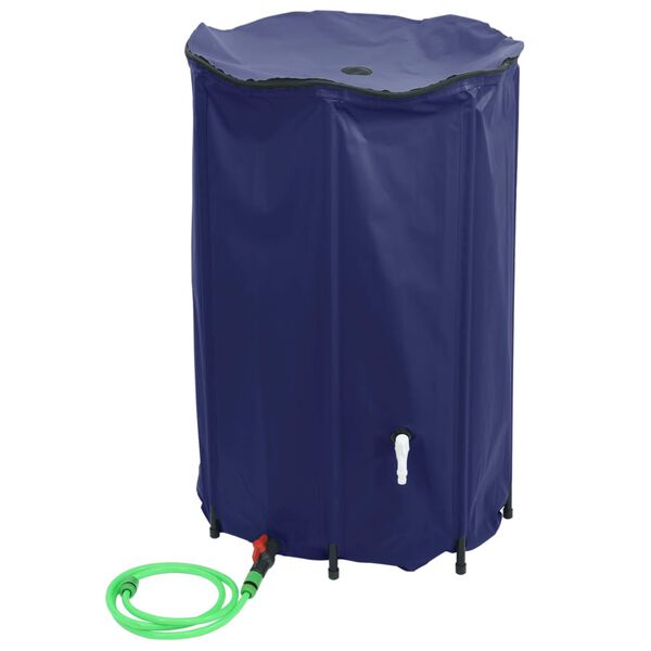 vidaXL Vanntank med kran sammenleggbar 1000 L PVC