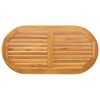 vidaXL Bordplate Olje naturlig 110 x 55 x 2 cm Solid akasietre