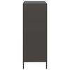 vidaXL Highboard svart 39x35x103,5 cm stål
