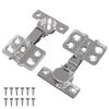 vidaXL Hingse 2 stk. Nikkel 85 x 52,5 x 9,5 mm Jern