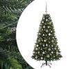 vidaXL Kunstig juletre med kuler 120 cm 150 LED-lys Varmhvit