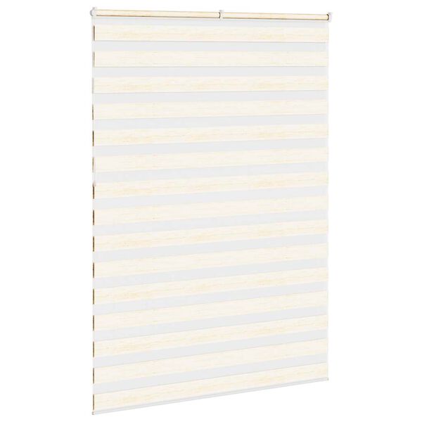 vidaXL Sebragardin marmor beige stoff bredde 160,9 cm polyester