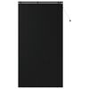vidaXL Venetiansk persienne Svart 125 x 250 cm 35 mm